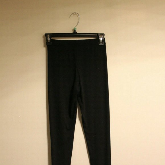 Muji Cotton Wool Leggings Black XS - Picture 1 of 3